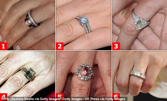 From sentimental designs to glitzy gemstones of the rarest quality, can YOU guess who these engagement rings belong to?