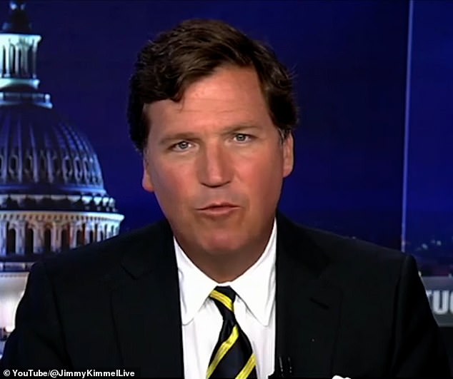 While successful, Tucker Carlson's six years on primetime was riddled with controversy, and his polarizing reporting - as well as two recent suits - likely played a part in his ouster. He is seen here signing off from his final show Friday, unaware he would be axed by next week