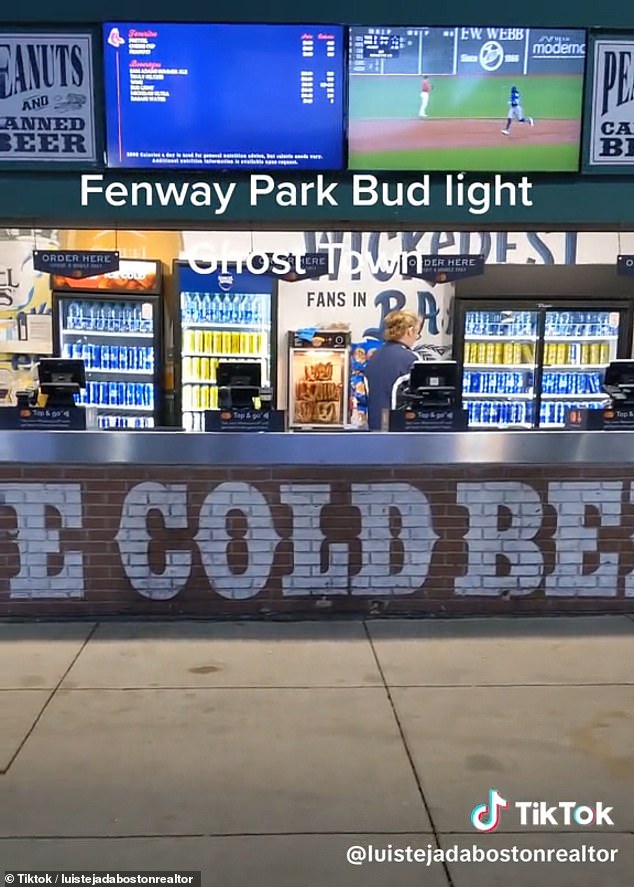 A video showed Boston Red Sox fans avoiding Bud Light at all costs during a packed Major League Baseball game as the backlash to the Dylan Mulvaney advertisement continues